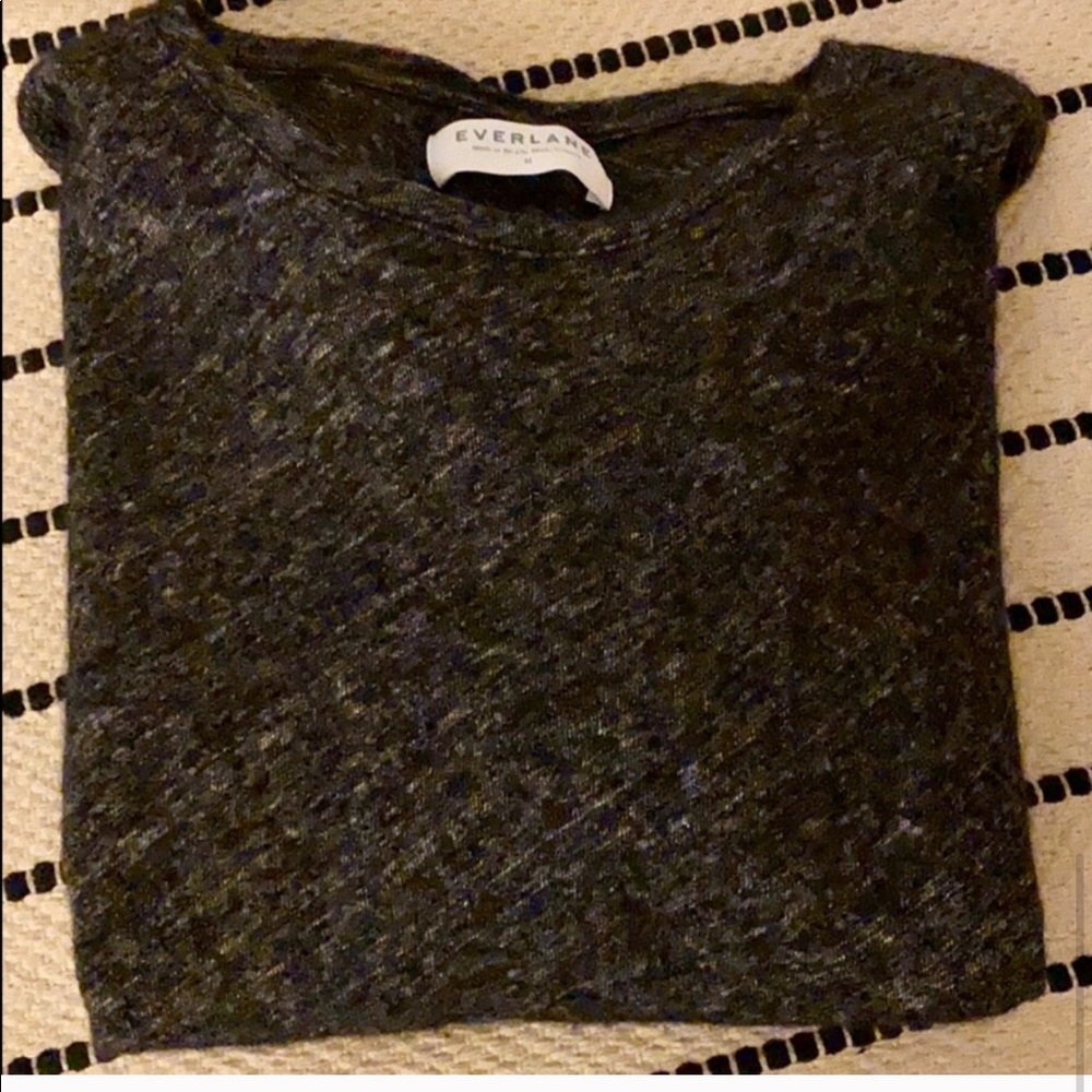 Everlane • Heather Gray Sweater Tee - Picture 7 of 8